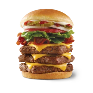 Big Bacon Classic Tripple hamburger_ wendy's meu