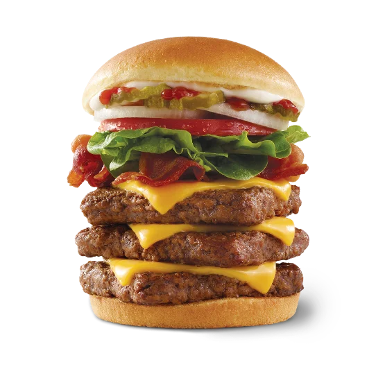 Big Bacon Classic Tripple hamburger_ wendy's meu