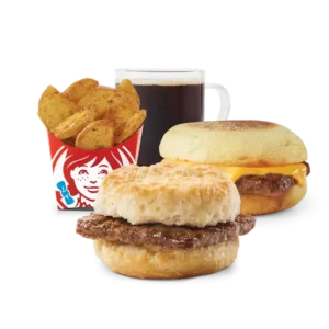 Biggie Bundles Breakfast meal at wendys