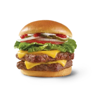 Dave's Double Hamburger at Wendy's restaurant