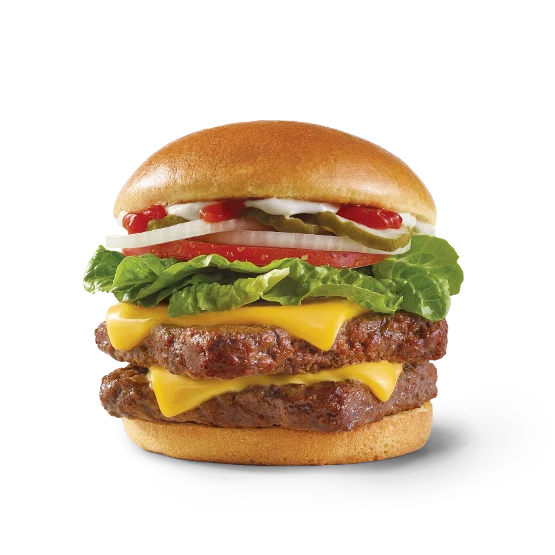 Dave's Double Hamburger at Wendy's restaurant
