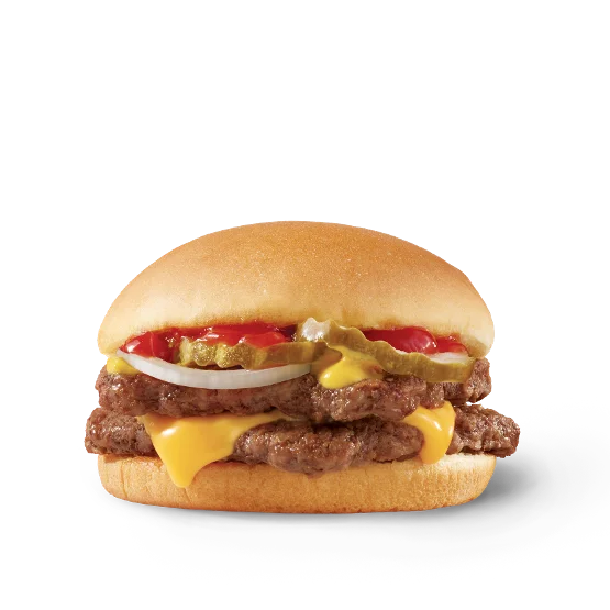Double Stack Hamburger from Wendy's Menu