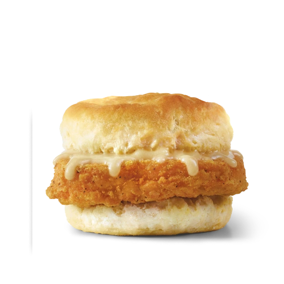 Honey Buddy Chicken Biscuit - Wendy's breakfast dish