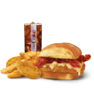 Maple Bacon Chicken Croissant Combo from Wendys menu