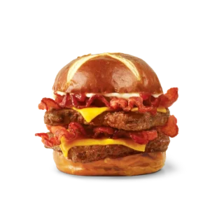 Pretzel Baconator _ Wendy's Hamburger