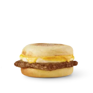 Sausage,Egg and cheese English Muffin