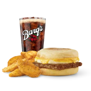 Sausage, Egg & Cheese English Muffin Combo