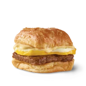 Sausage, Egg Swiss Croissant