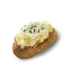 Sour Cream and chive baked potato