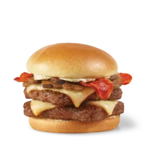 Mushroom Bacon Cheese Burger Double